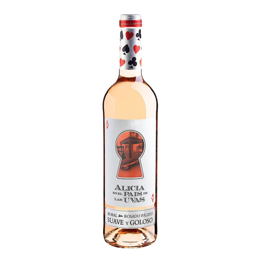 Alicia en el Pais de Las Uvas Bobal Rosado Pálido