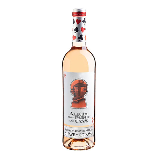 Alicia en el Pais de Las Uvas Bobal Rosado Pálido